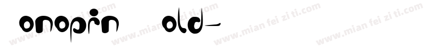 MonopinJ Bold字体转换